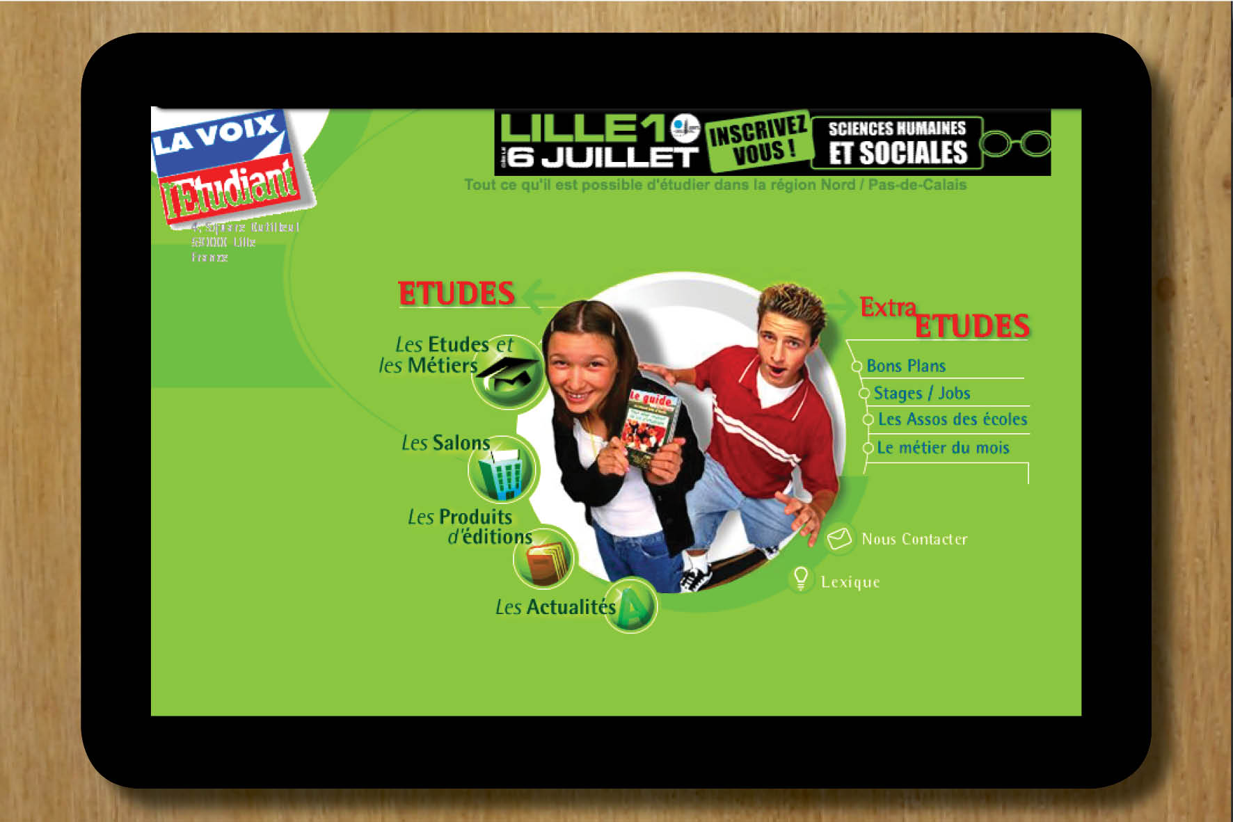 site internet la voix l'étudiant 2006 rédaction articles en ligne articles web