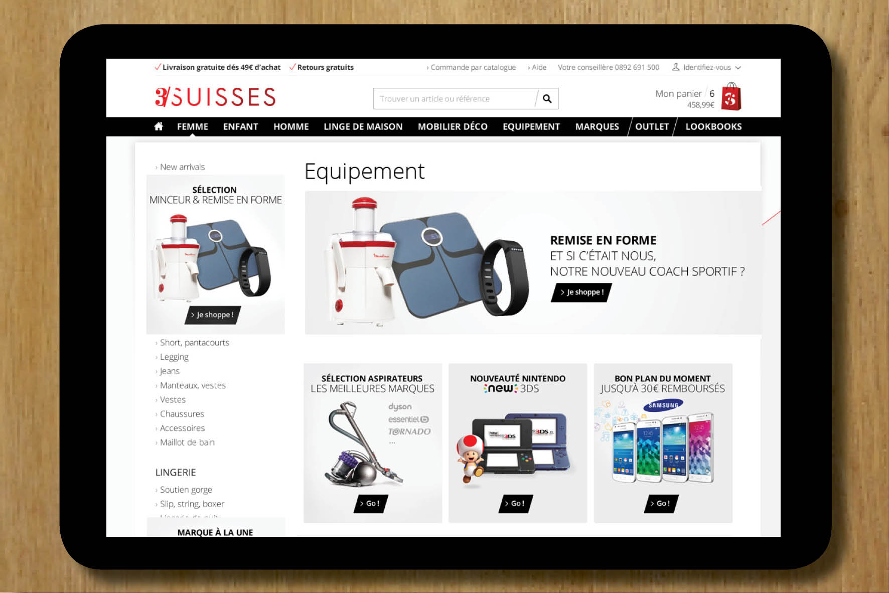 rédaction rédaction de site internet rédaction ZI Céline Plunian accroches 3Suisses