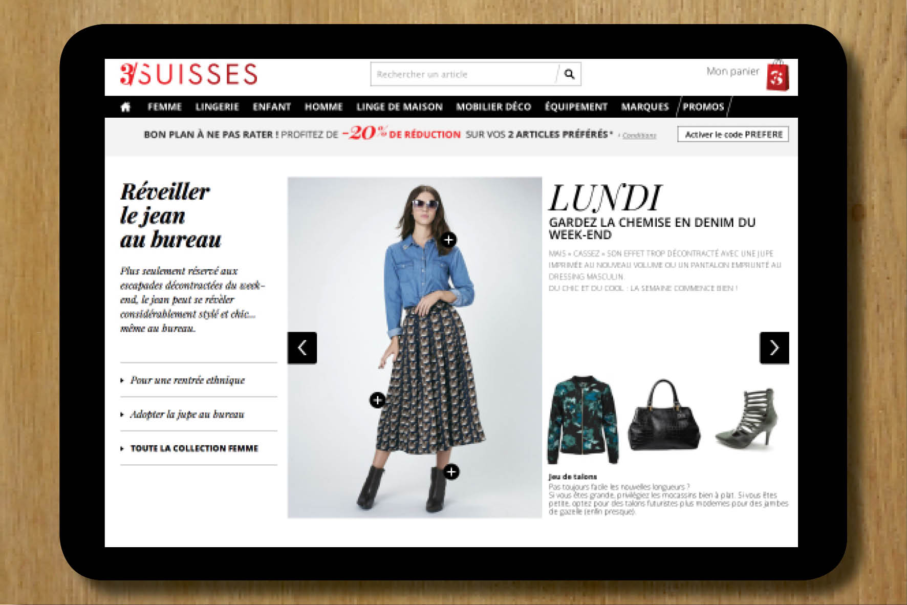 rédaction lookbook 3Suisses réaction contenus éditoriaux Céline Plunian freelance 3Suisses