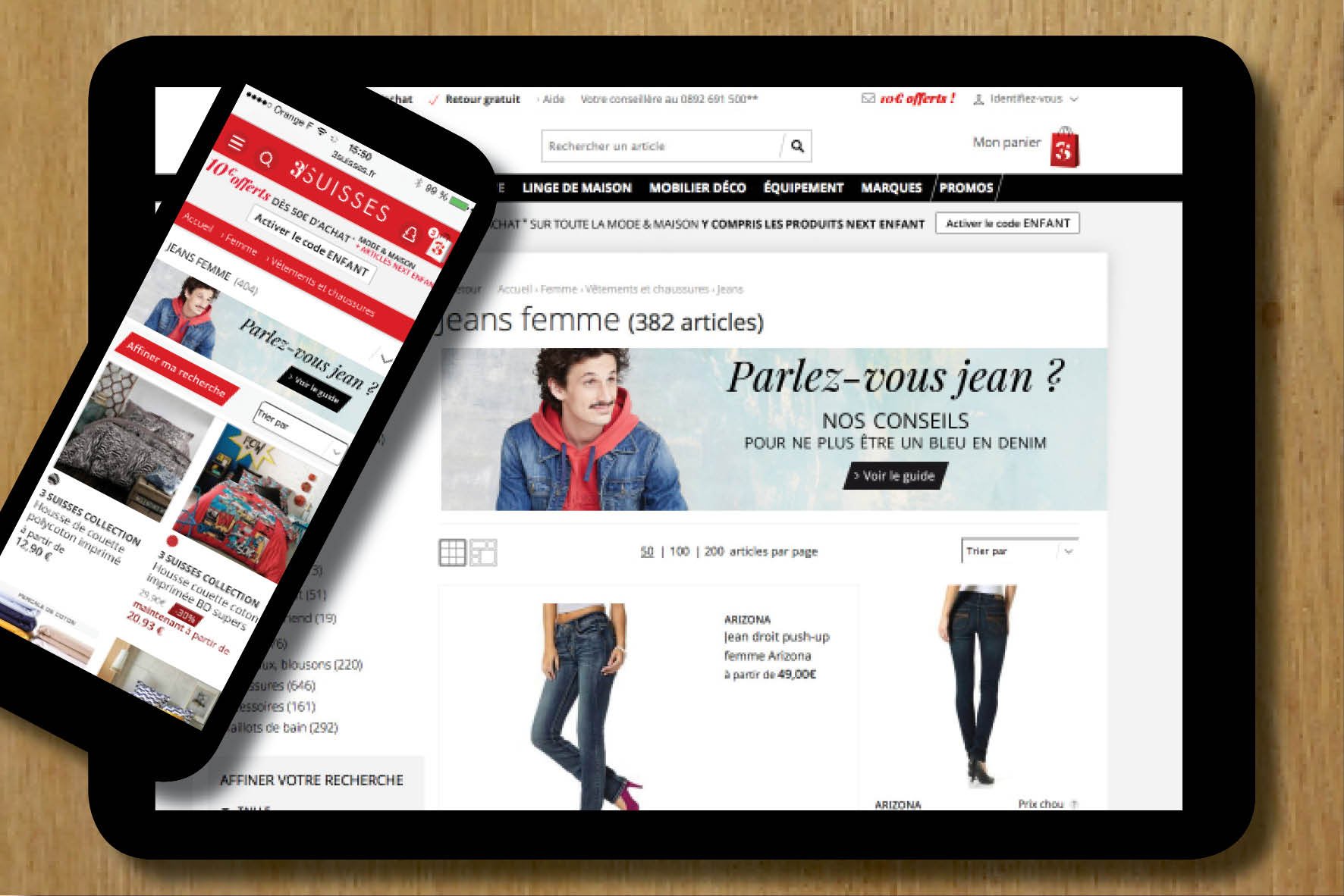 rédaction guide rédaction guide d'achat rédaction guide denim 3Suisses Céline Plunian freelance 3Suisses