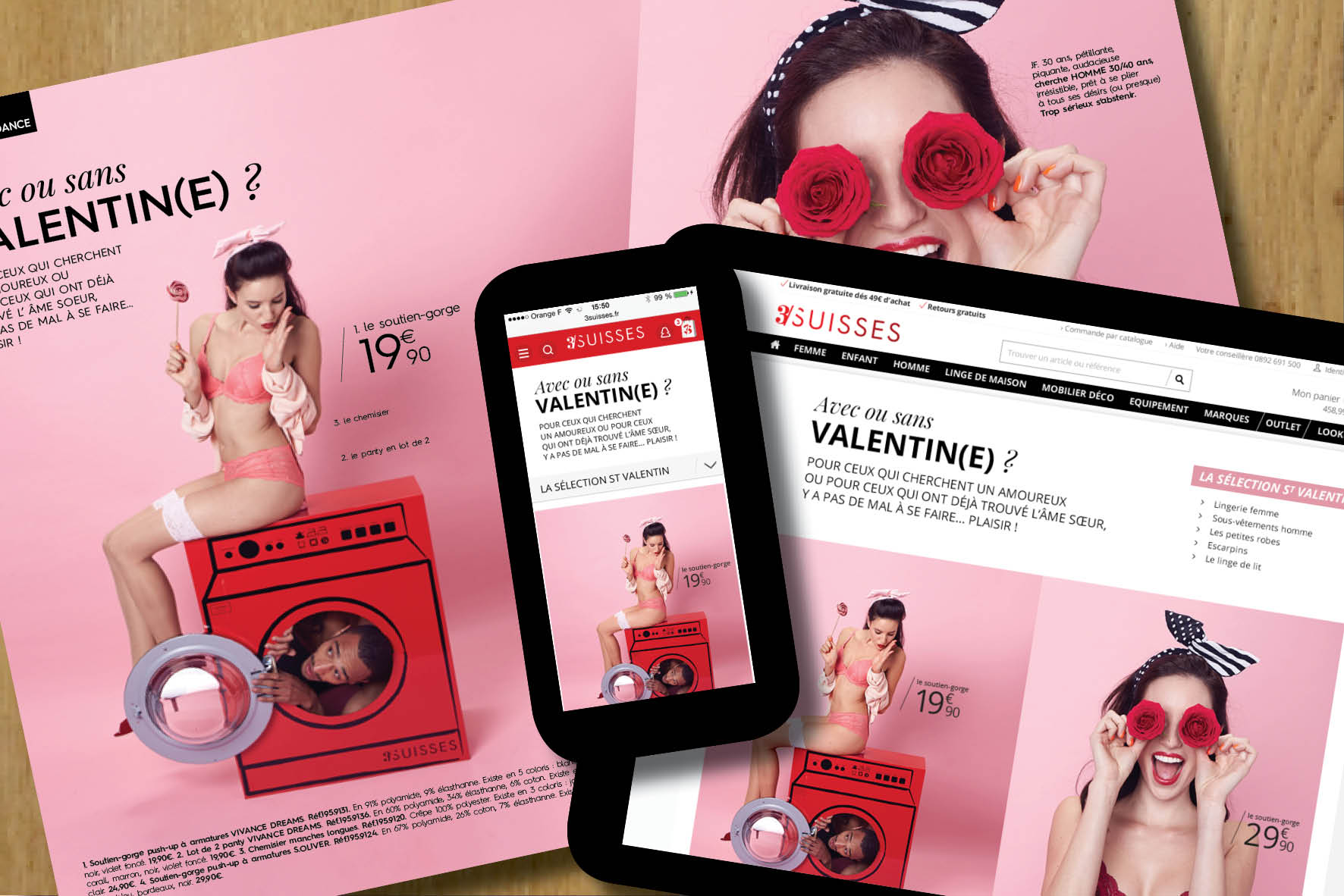 rédaction rédaction multicanal conception rédaction rédaction magalogues rédaction mobile rédaction site internet rédaction de contenus éditoriaux Céline Plunian accroches 3Suisses