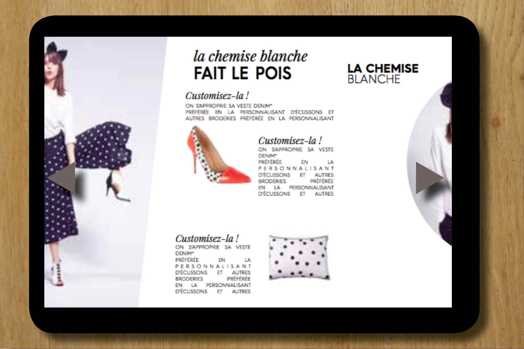 rédaction rédaction multicanal conception rédaction rédaction sur tablette rédaction de contenus éditoriaux Céline Plunian freelance 3Suisses