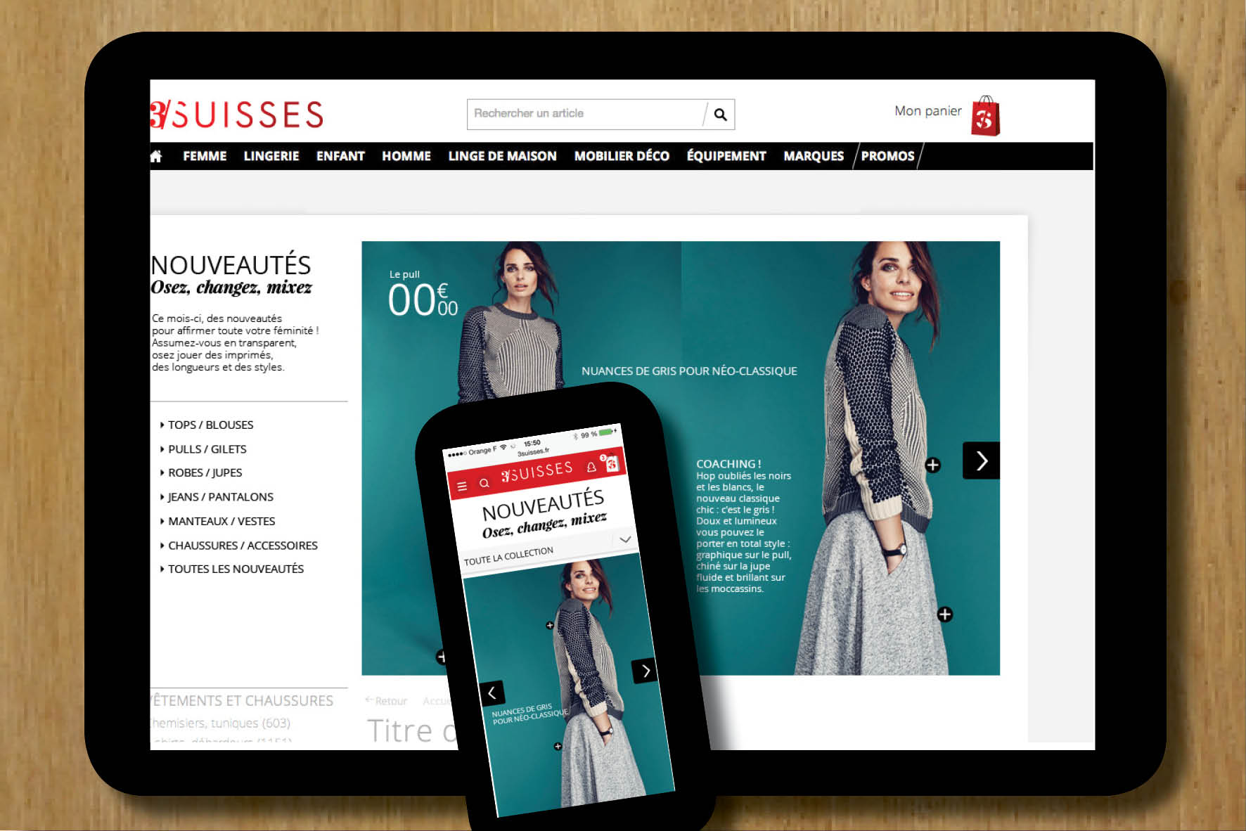 rédaction rédaction multicanal conception rédaction rédaction magalogues rédaction mobile rédaction site internet rédaction de contenus éditoriaux Céline Plunian accroches 3Suisses