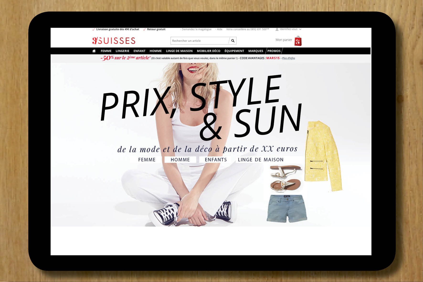 rédaction rédaction multicanal conception rédaction rédaction site internet rédaction de contenus éditoriaux Céline Plunian accroches 3Suisses