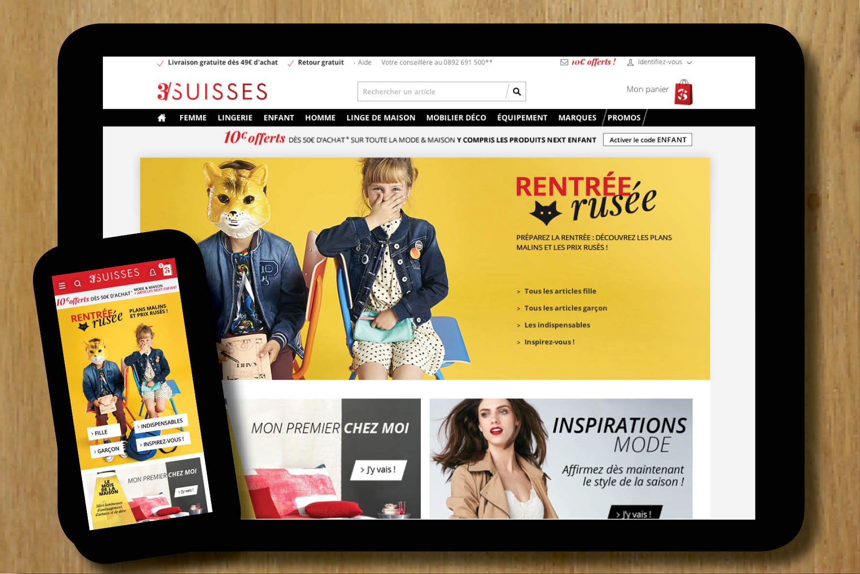 rédaction rédaction multicanal conception rédaction rédaction magalogues rédaction mobile rédaction site internet rédaction de contenus éditoriaux Céline Plunian accroches 3Suisses