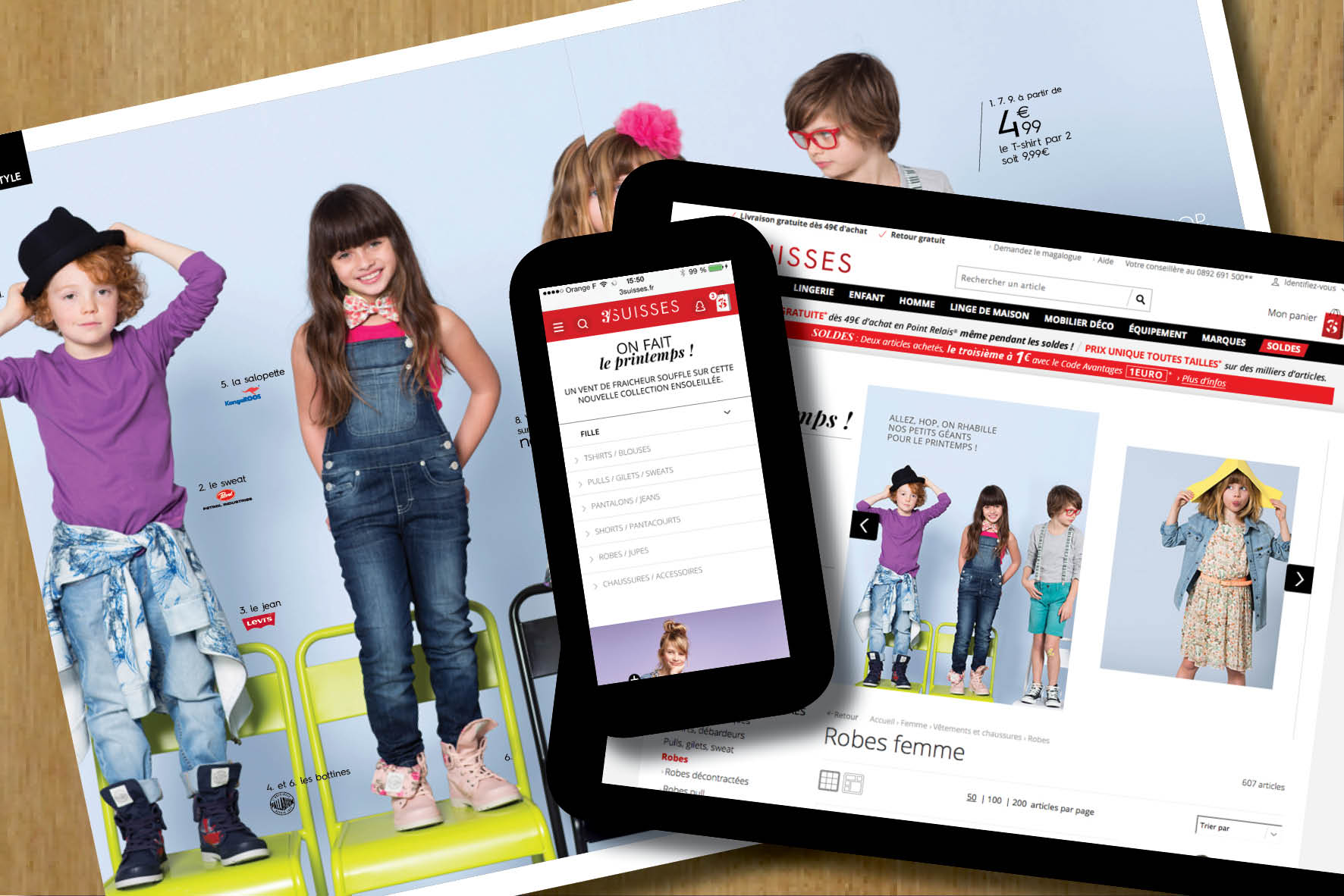 rédaction rédaction multicanal conception rédaction rédaction magalogues rédaction mobile rédaction site internet rédaction de contenus éditoriaux Céline Plunian accroches 3Suisses