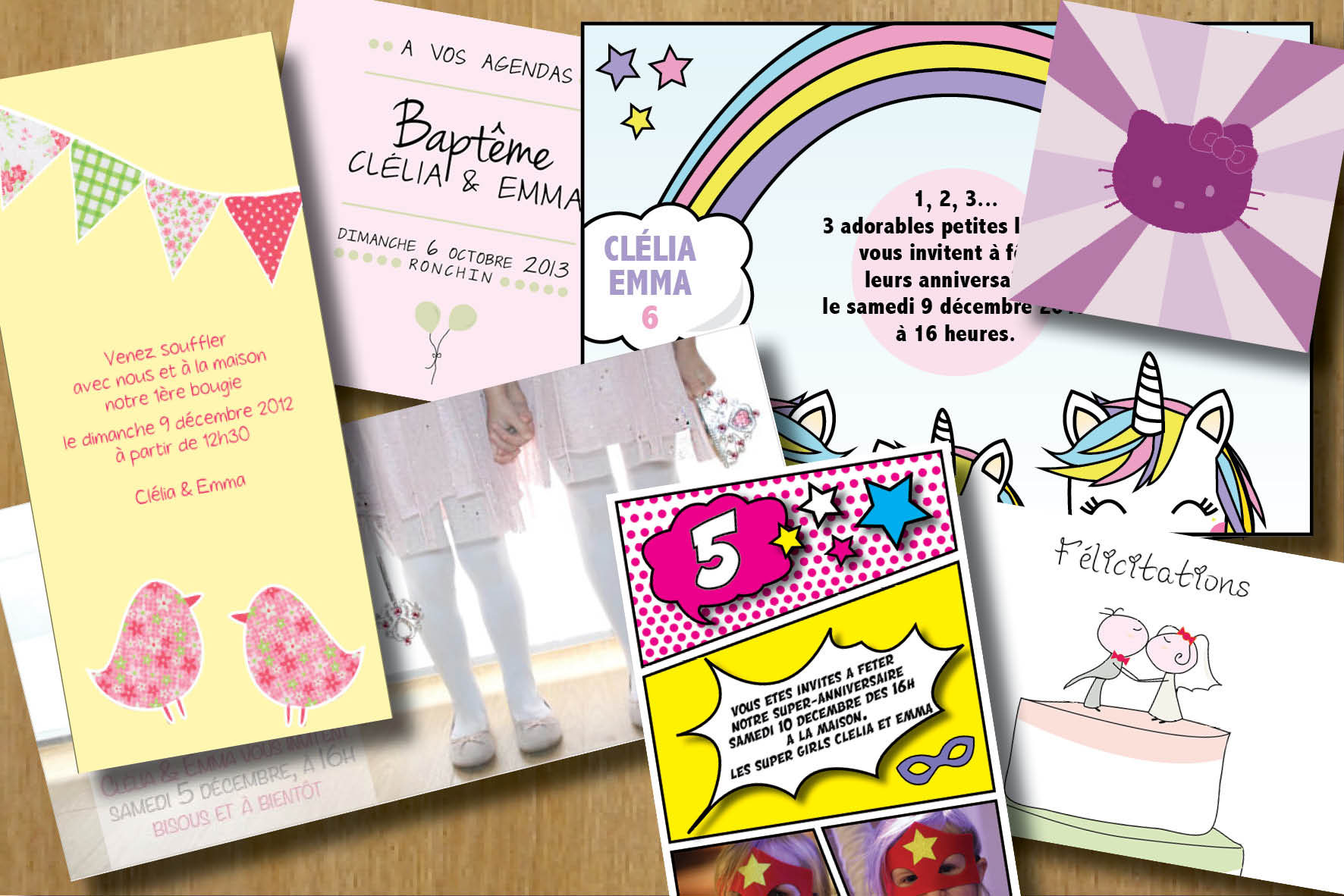 rédaction rédaction multicanal conception rédaction créations de cartes d'invitations rédaction créations graphiques Céline Plunian freelance 3Suisses