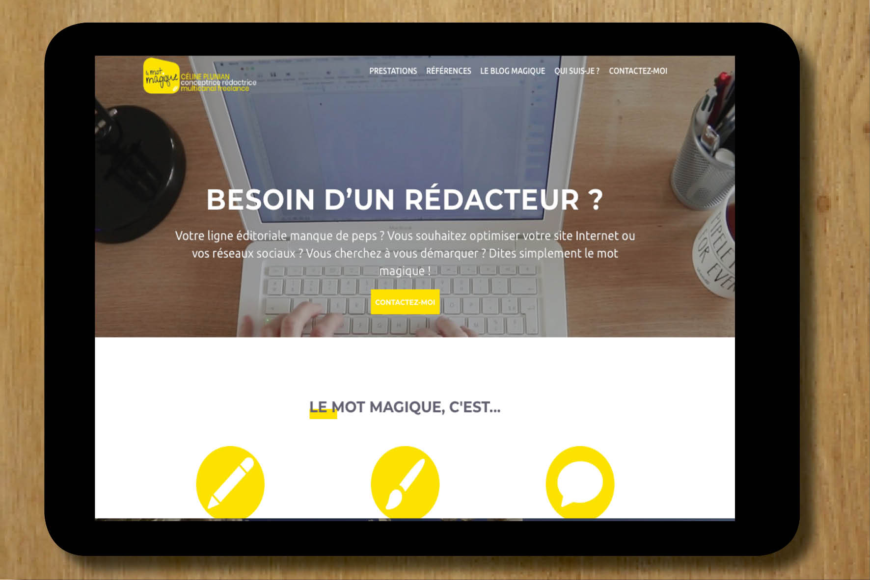 rédaction rédaction multicanal conception rédaction rédaction de site internet création de site internet wordpress Céline Plunian freelance 3Suisses