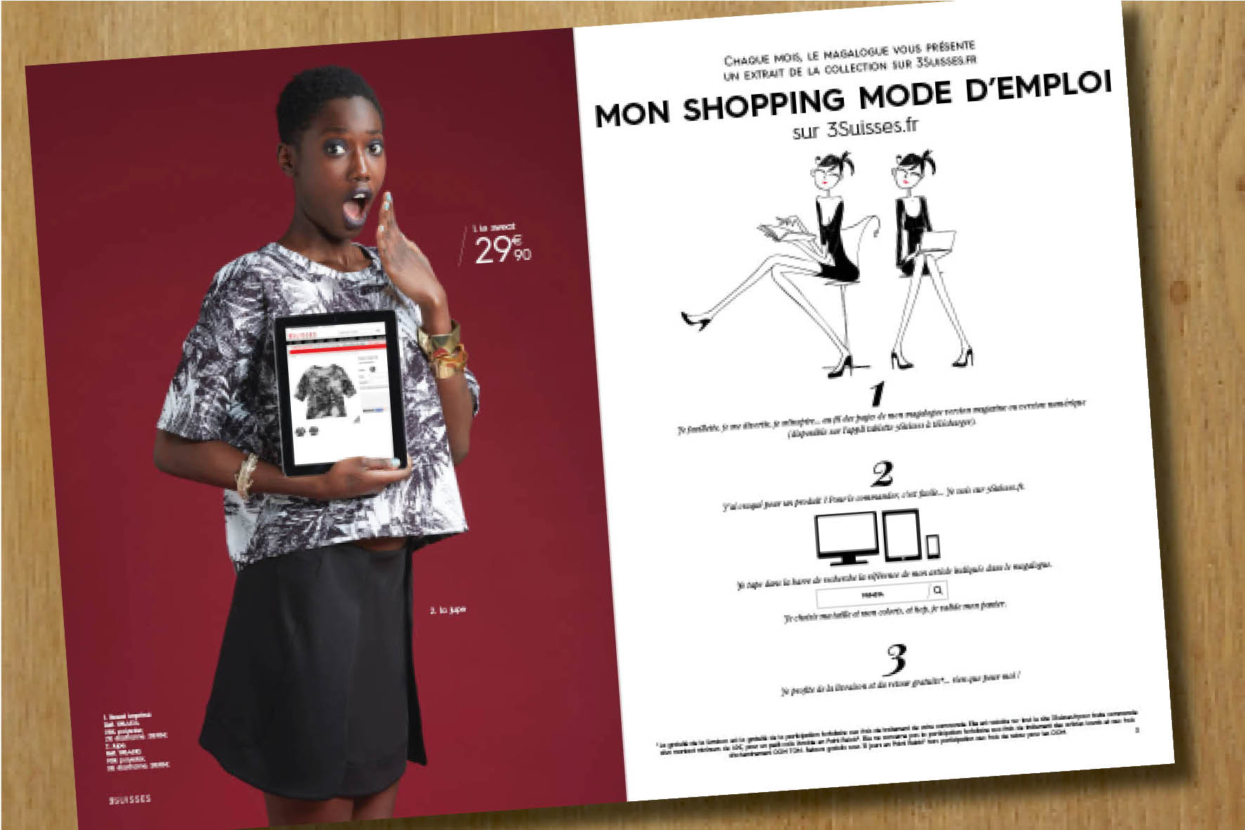 rédaction marketing rédaction commerciale rédaction magalogue Céline Plunian freelance 3Suisses