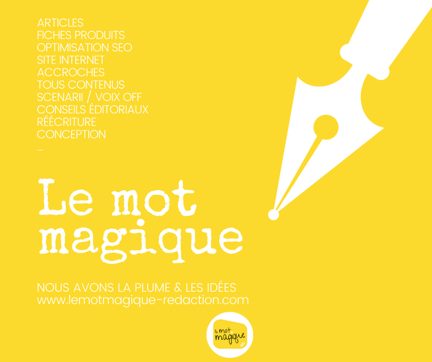 le mot magique conception rédaction freelance tous supports
