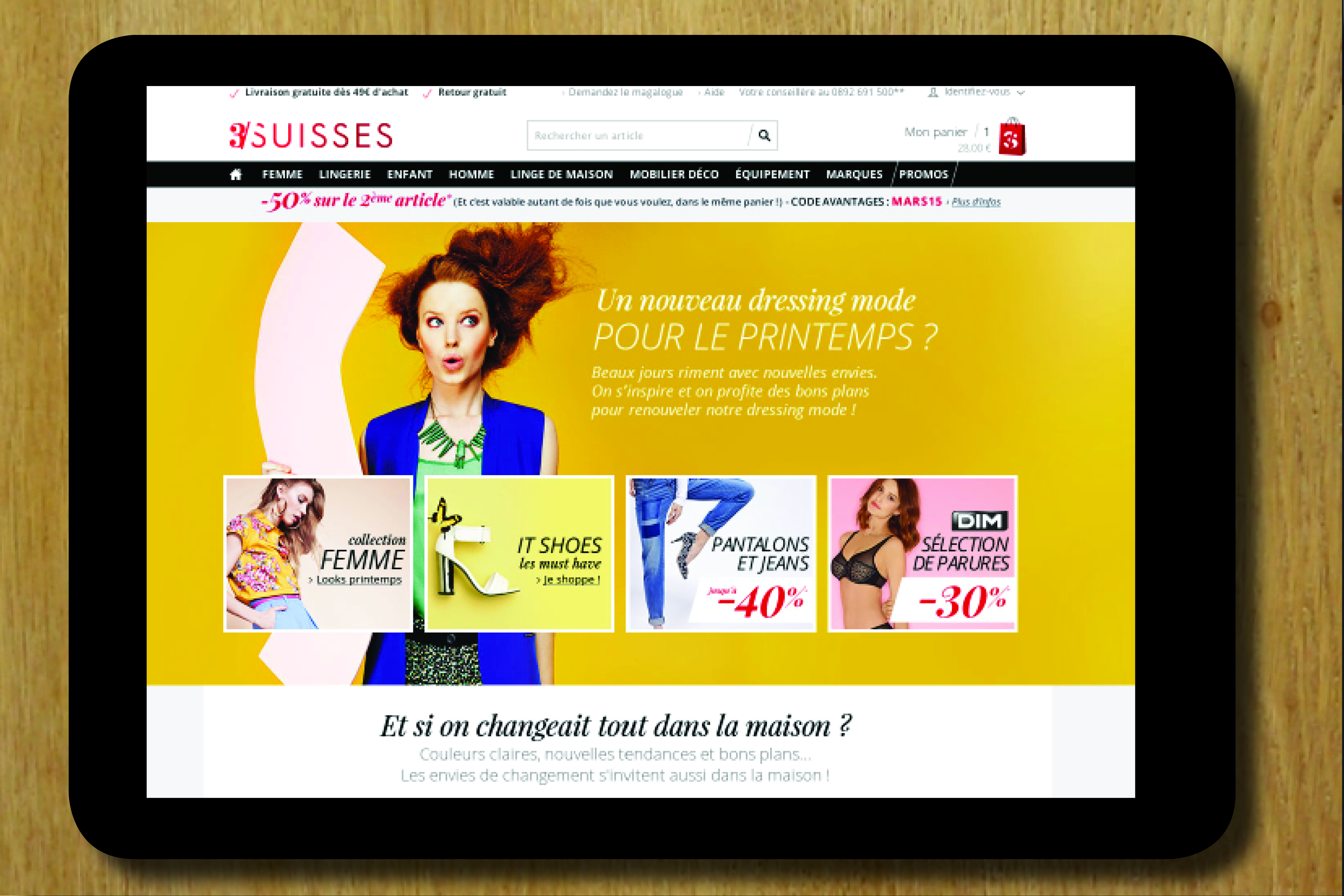 rédaction rédaction multicanal conception rédaction rédaction de site internet rédaction de site e-commerce 3suisses.fr Céline Plunian freelance 3Suisses