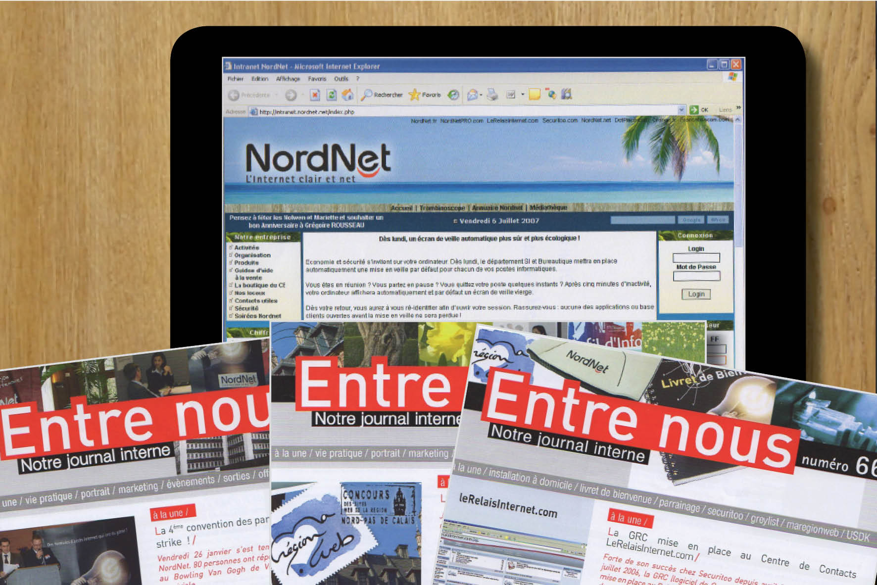 rédaction journal interne rédaction intranet nordnet Céline Plunian freelance 3Suisses
